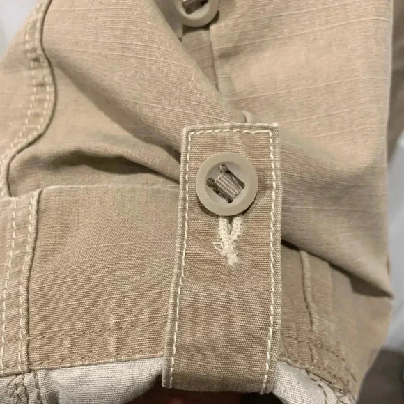 Women’s Royal Robbins Khaki Tan Cargo Cotton Pants Size 12 - Picture 6 of 6